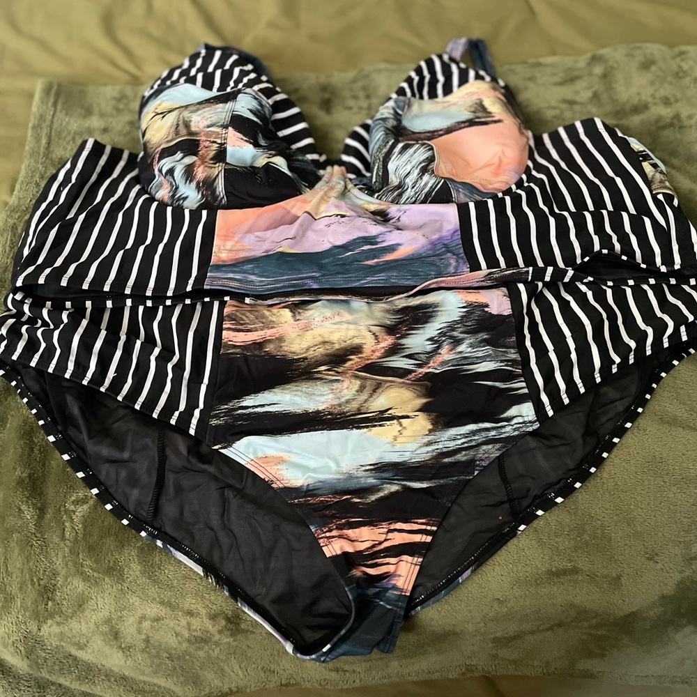 2 piece bathing suit from Torrid.